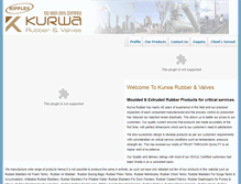 Tablet Screenshot of kurwarubber.in